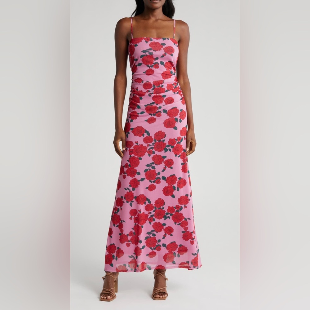 WAYF printed maxi dress